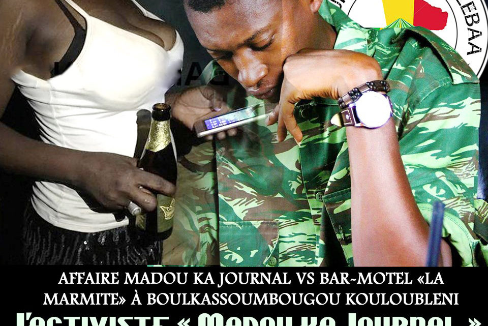 Web-activisme : ‘‘Madou Ka journal’’ en  prison pour une dette de 74.500 F CFA