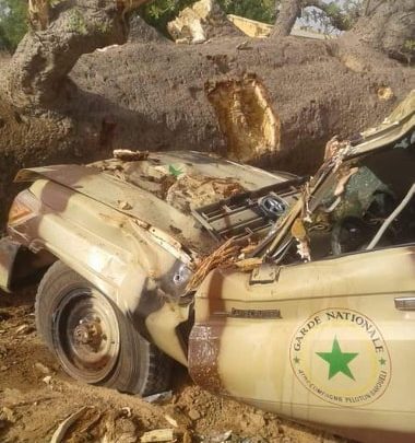 ZIHARA DU GUIDE ANCARDINE A TAMANI : Un baobab tombe de lui-même  sur les véhicules des FAMAS
