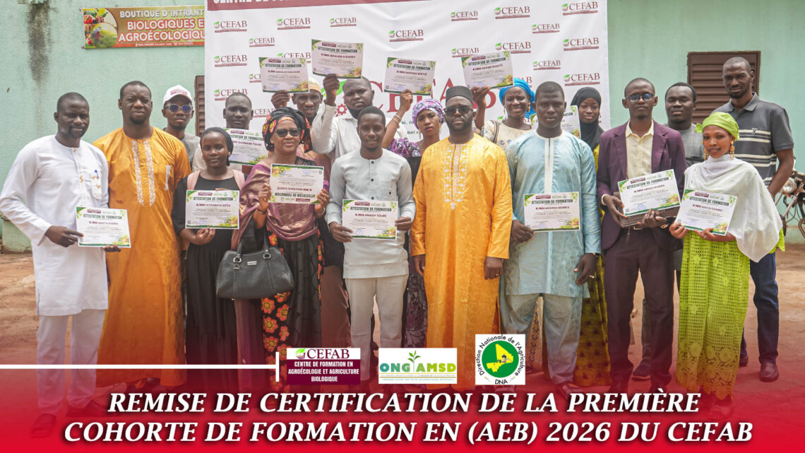 Formation en Agroécologie et Agriculture Biologique: La première cohorte du CEFAB désormais opérationnelle !